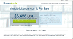 Desktop Screenshot of digitalbricklayers.com